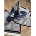 Иранский ковер QUM Silk 10004 Синий - фото №7